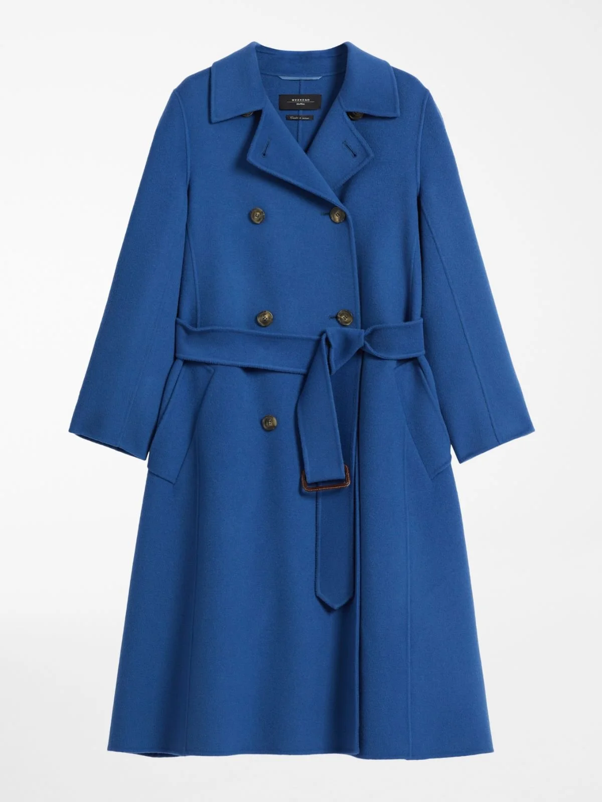 Weekend Max Mara Struzzo Coat in Avio