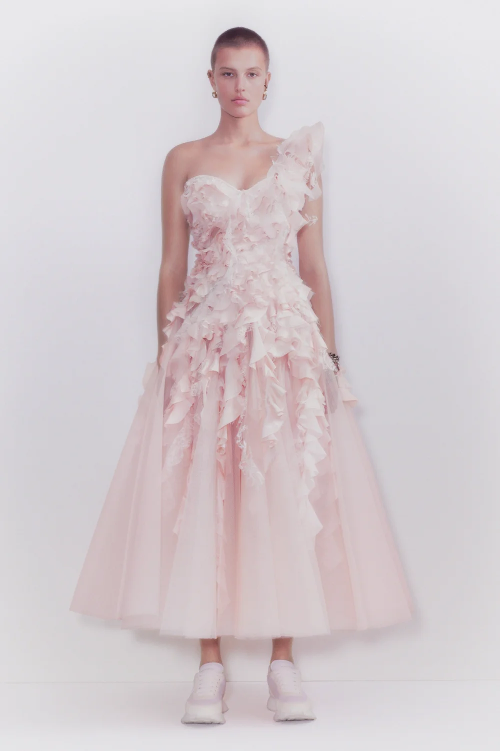 Alexander McQueen One Shoulder Ruffle Dress — UFO No More