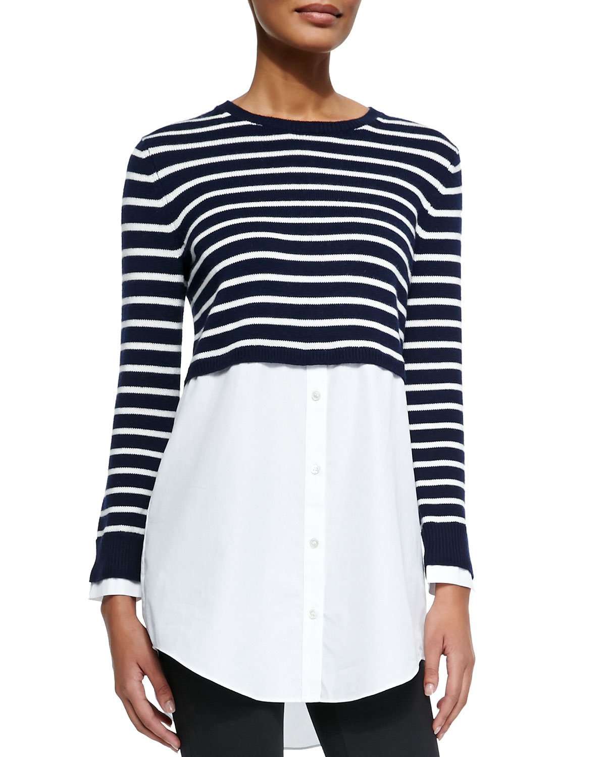 Theory Rymalia Striped Cropped Sweater with Underlay.jpg