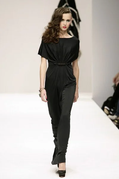 Issa Embellished Silk Gown in Navy