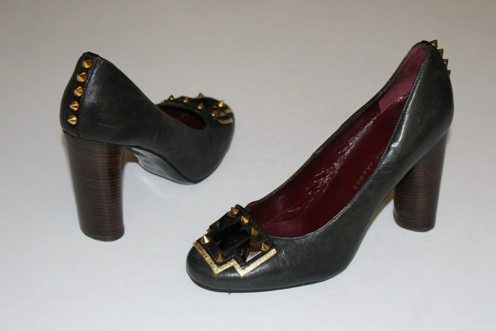 Marc by Marc Jacobs Studded Leather Pumps