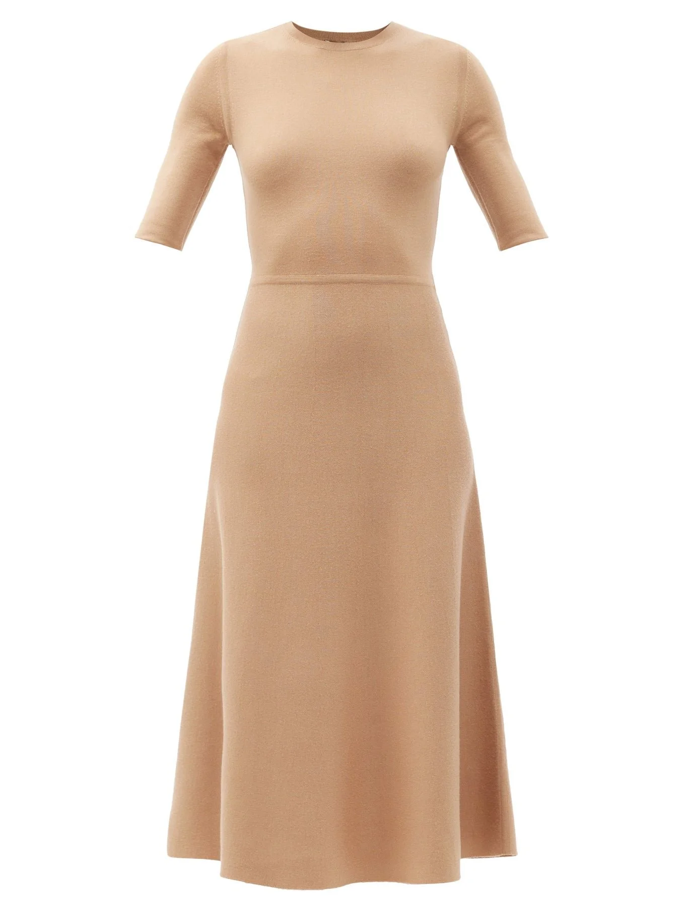 Gabriela Hearst Seymore Dress in Camel