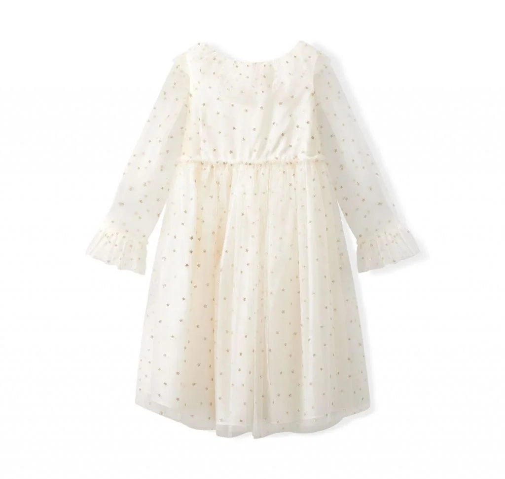 Bonpoint Diadème Dress in Milk White