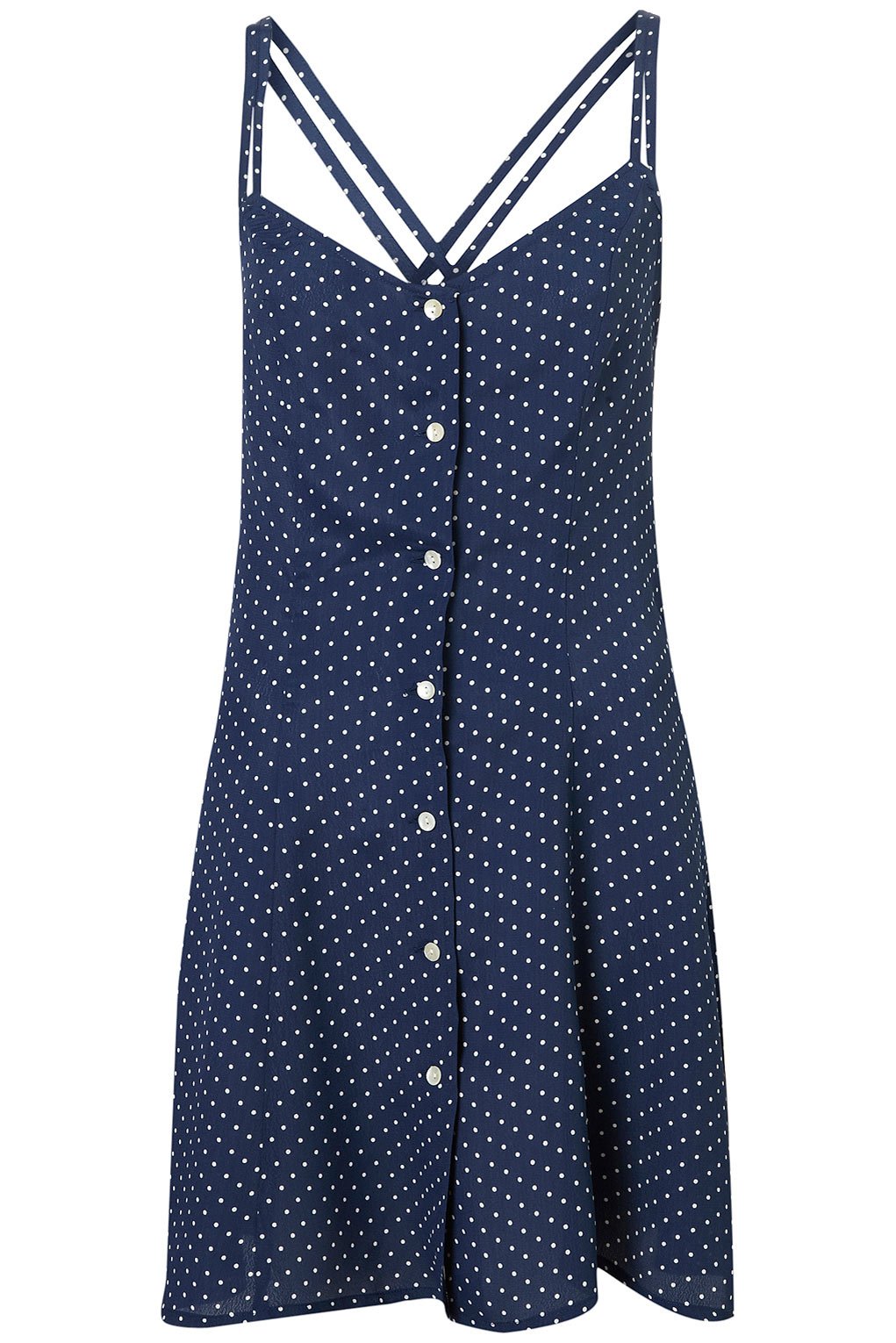 Topshop Spot Strappy Button Sundress.jpg