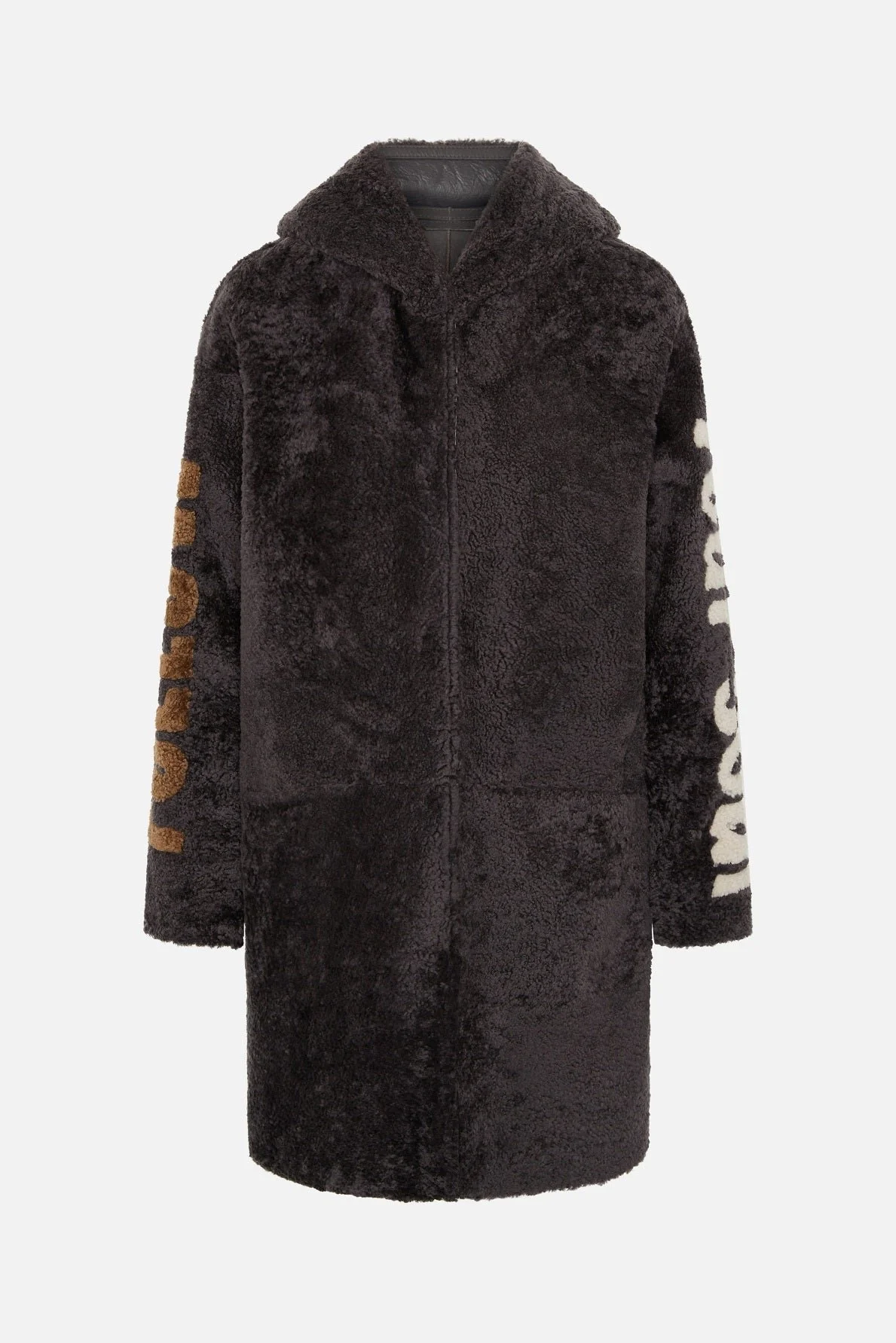 Lou Andrea Hooded Shearling Coat