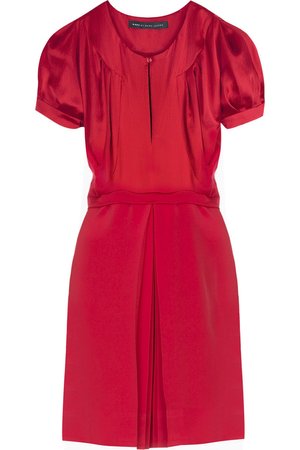 Marc by Marc Jacobs Hammered Silk Dress in Red — UFO No More