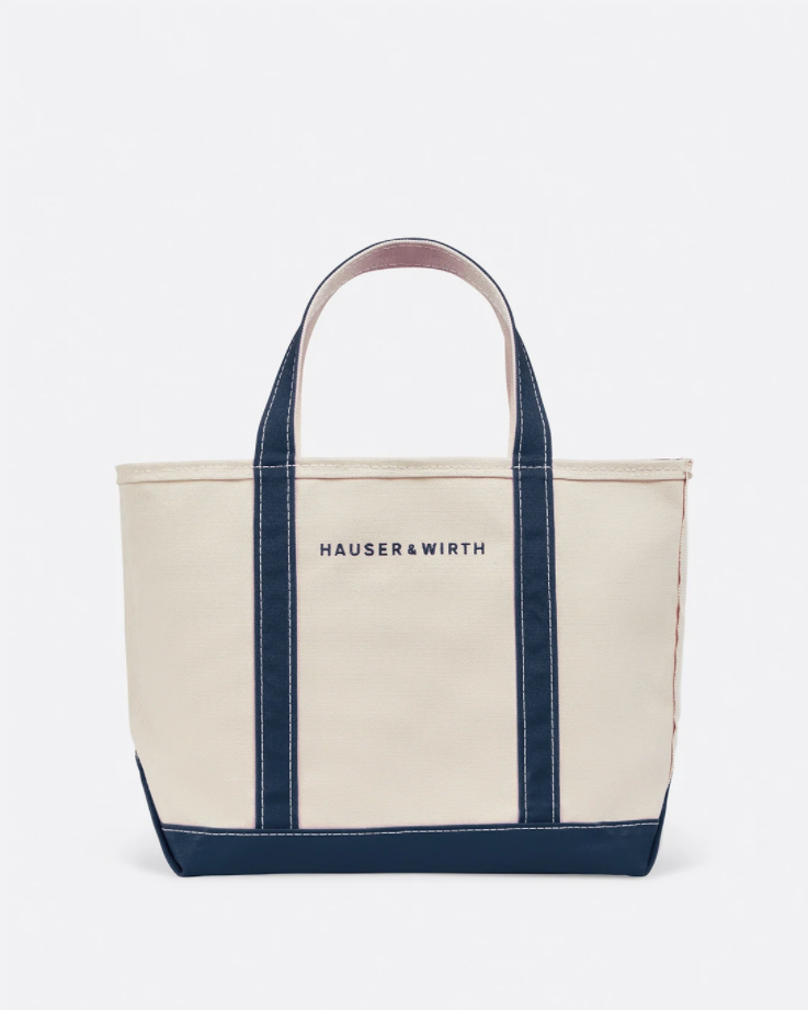 Hauser & Wirth Medium Boat Tote in Blue.png