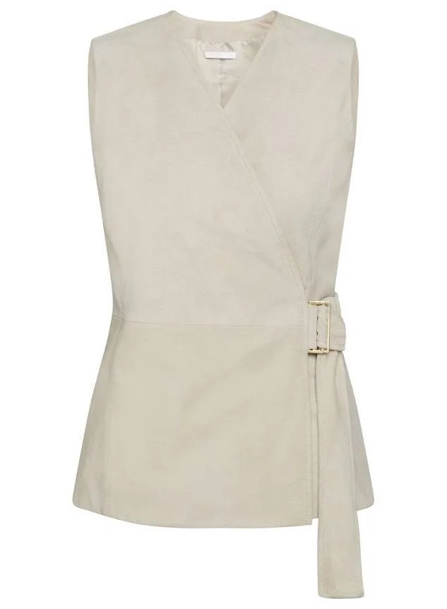 Hugo Boss Stiola Waistcoat in Beige