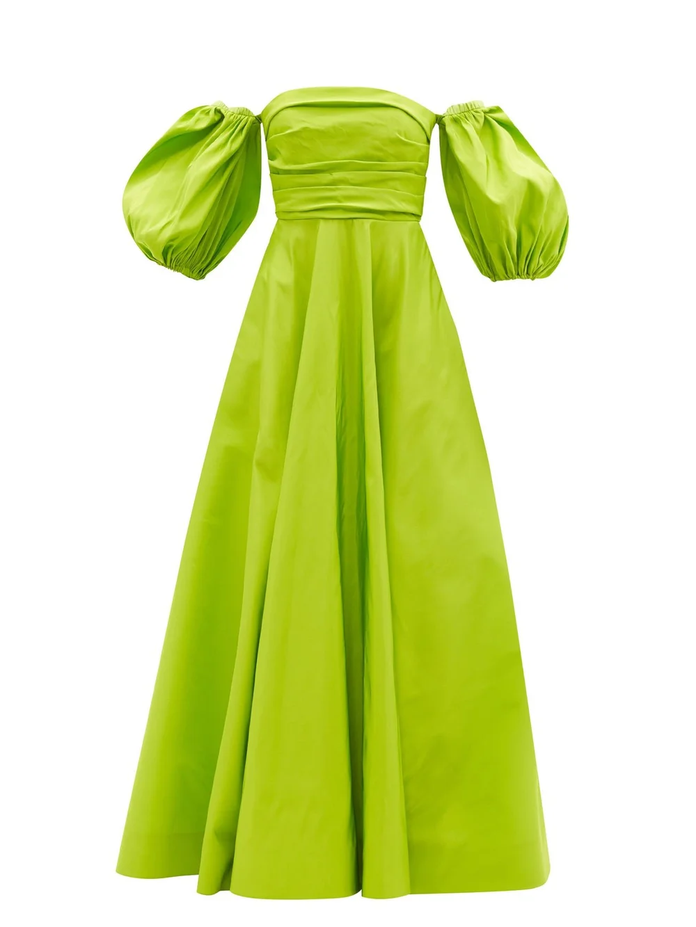 Valentino Puff-sleeve Off-the-shoulder Silk-dupioni Gown UFO No More Valentino Puff-sleeve Off-the-shoulder Silk-dupioni Gown UFO No More