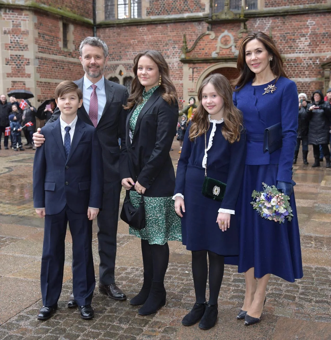 Crown Princess Mary and her family open "HRH Crown Princess Mary 1972 - 2022" exhibition