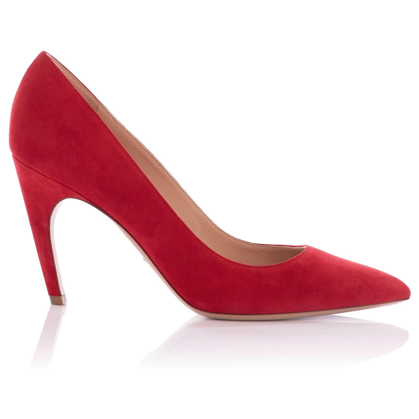 Christian Dior D-Choc Pumps in Burgundy Suede