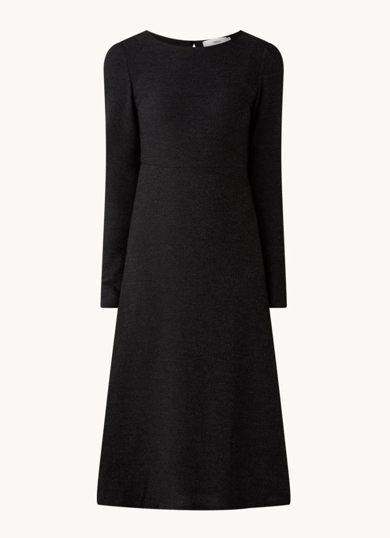 Mango Yueling Dress in Dark Heather Grey