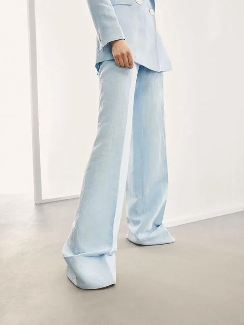 Massimo Dutti Linen Trousers