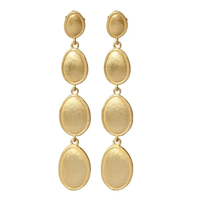 JEWLSCPH Constance Earrings in 24k Gold Plated Sterling Silver