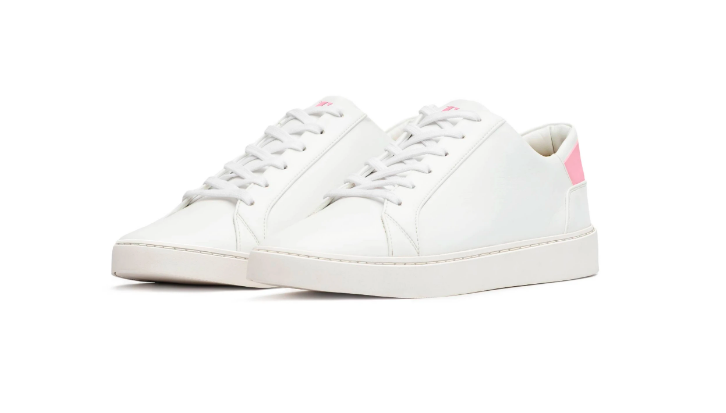 Thousand Fell Lace-Up Sneakers in White and Pink.png