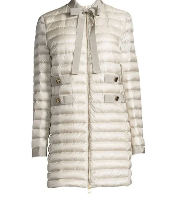 Moncler Pavot Tie-Front Down Jacket