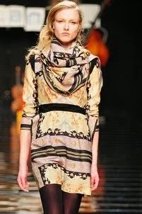 Ailanto Scarf Patterned Dress