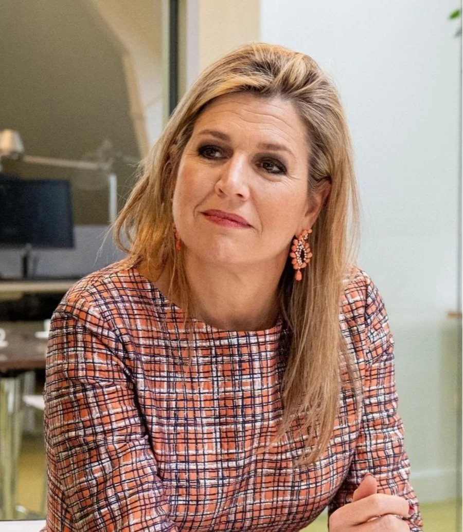 King Willem-Alexander and Queen Maxima visit Oranje Fund in Utrecht