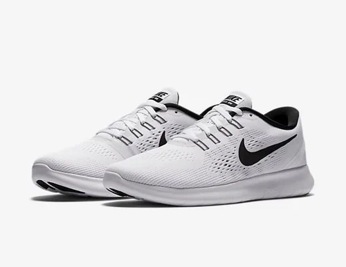 Viaje Shuraba jerarquía Nike Free Run 2017 Shoes in White/Black — UFO No More