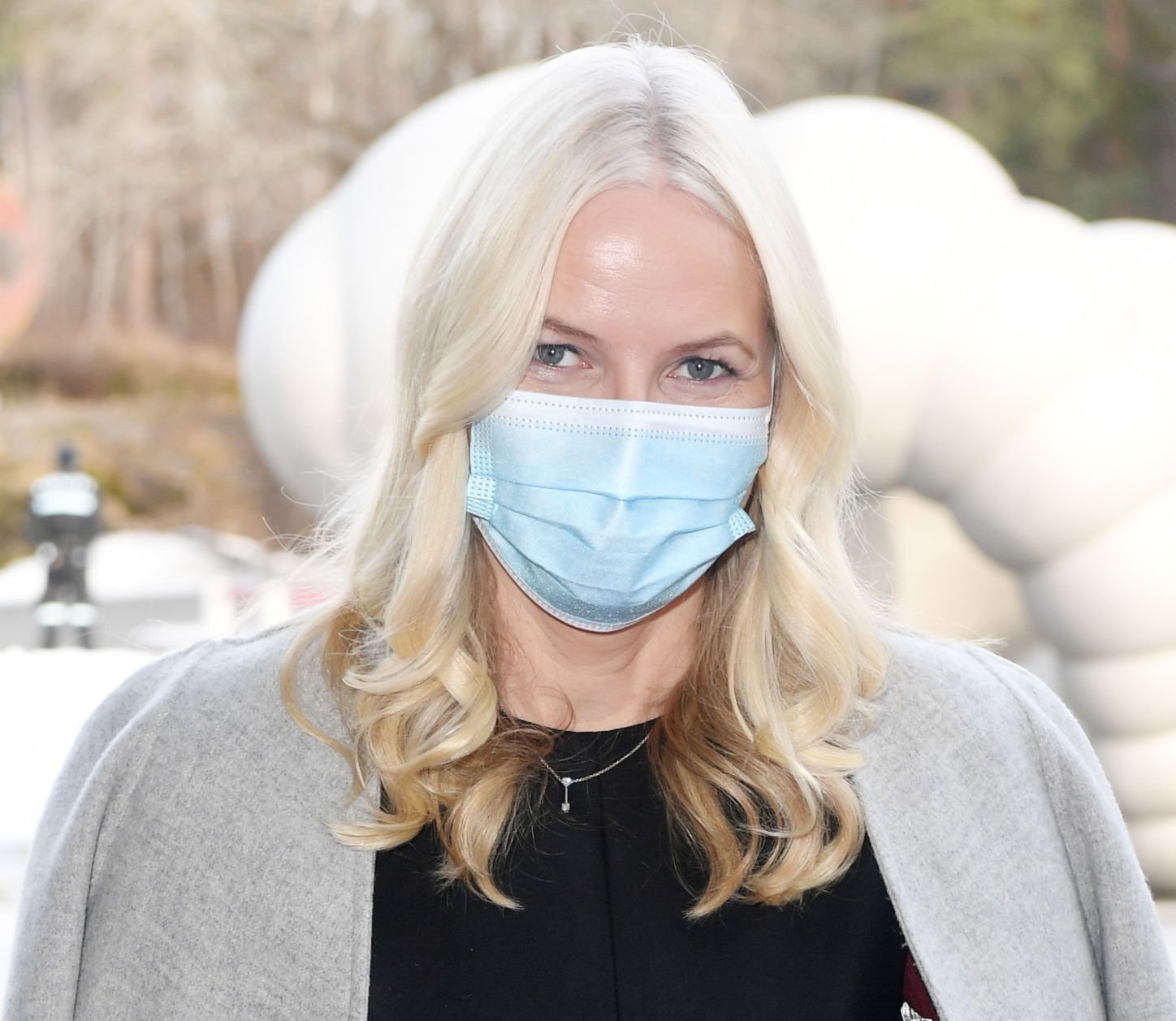 Crown Princess Mette-Marit visits 'Every moment counts - Feelings of AIDS' exhibition