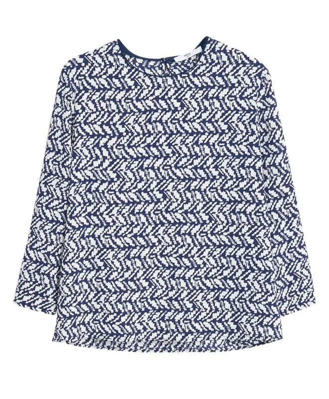 Mango Batik Print Blouse