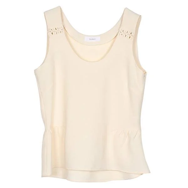 Sita Murt Crepe Sleeveless Peplum Top
