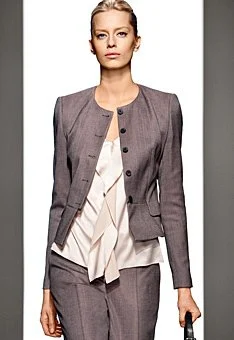 Hugo Boss Brown Peplum Jacket