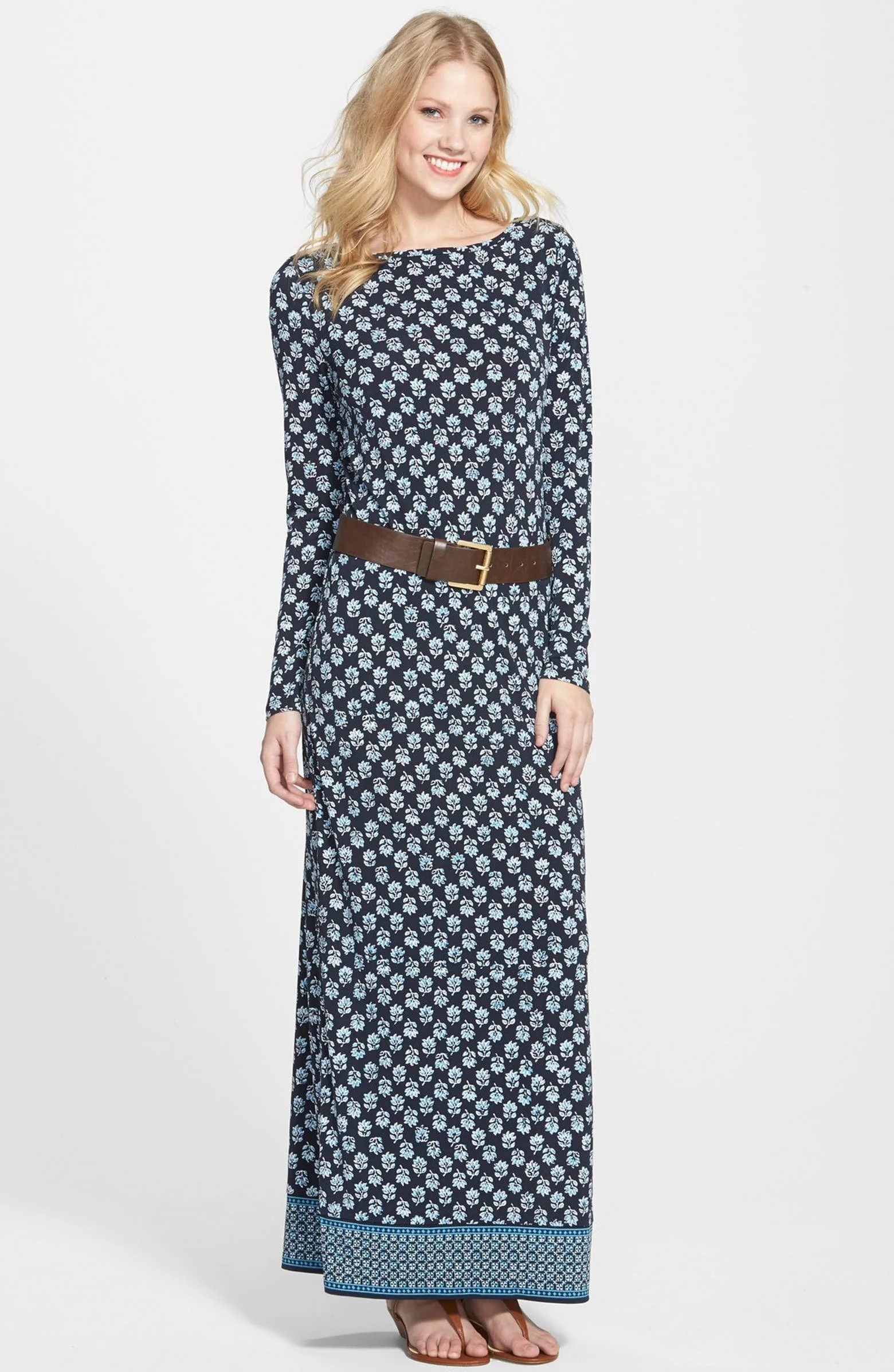 Michael Michael Kors Lakheri Leaf Maxi Dress