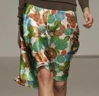 Angel Schlesser Printed Silk Skirt