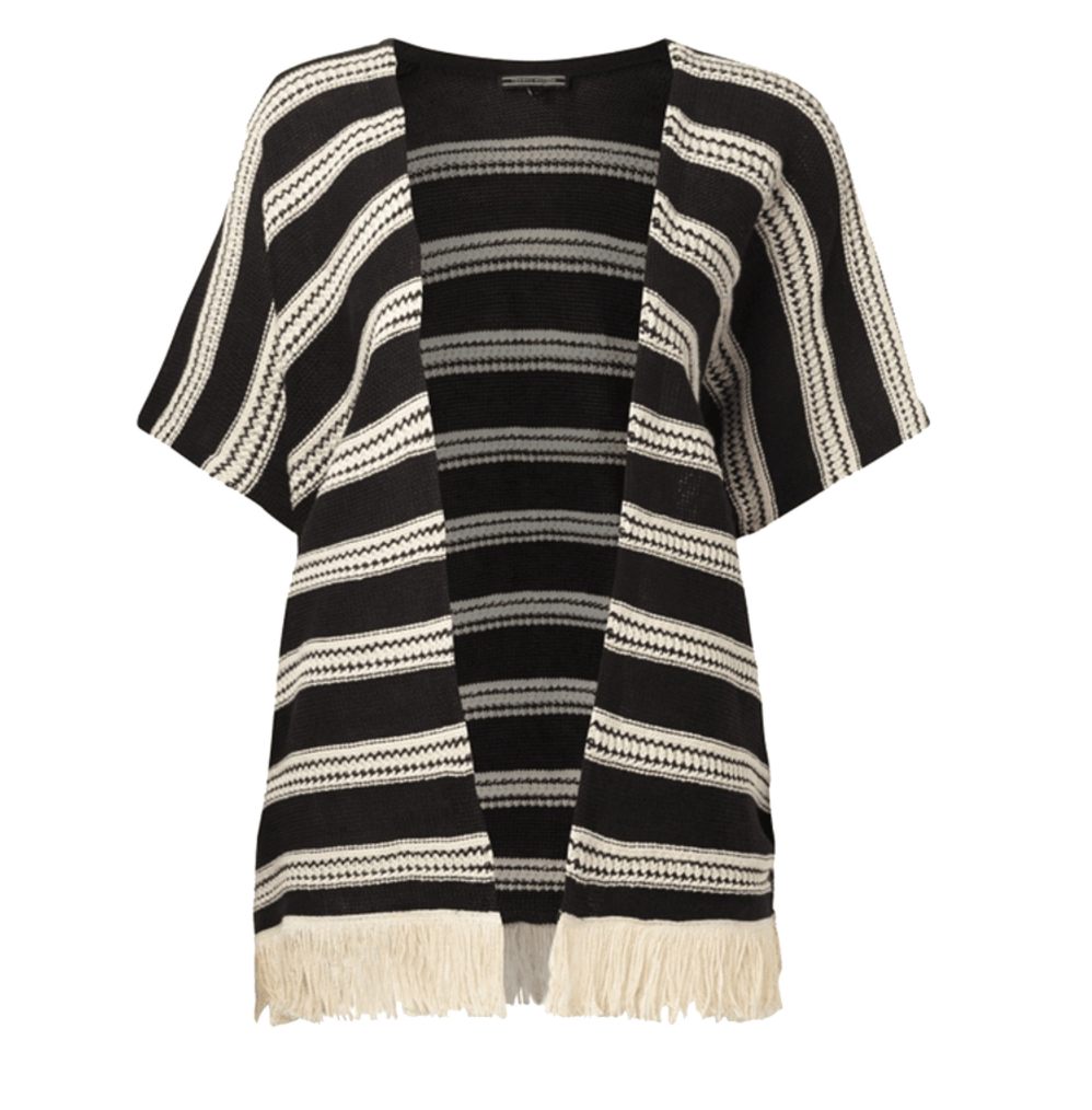 Tommy Hilfiger Striped Poncho