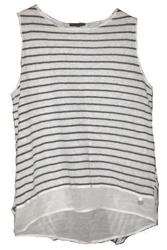 Adolfo Dominguez Striped Sleeveless Top