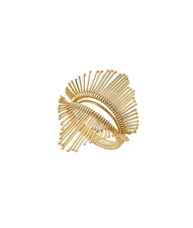 Peruffo Slide Twilight Ring in Yellow Gold