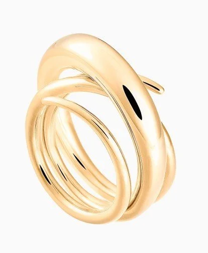Charlotte Chesnais Hurly Burly Ring in 18 Karats Yellow Vermeil