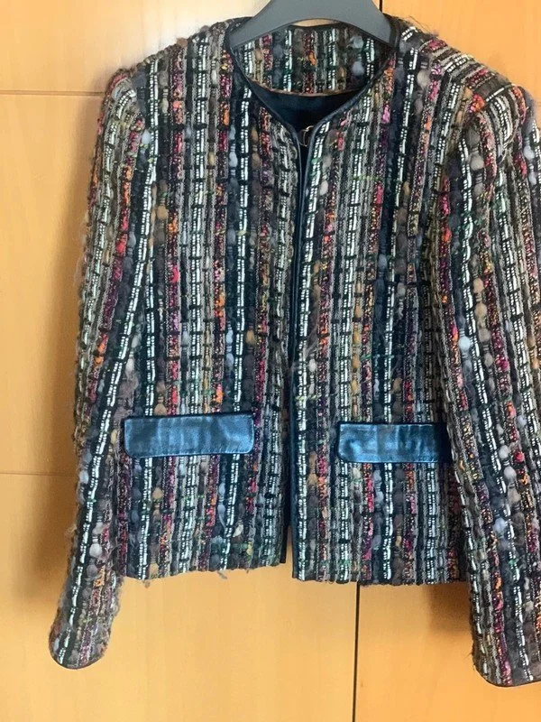 Uterque Multicolored Tweed Jacket