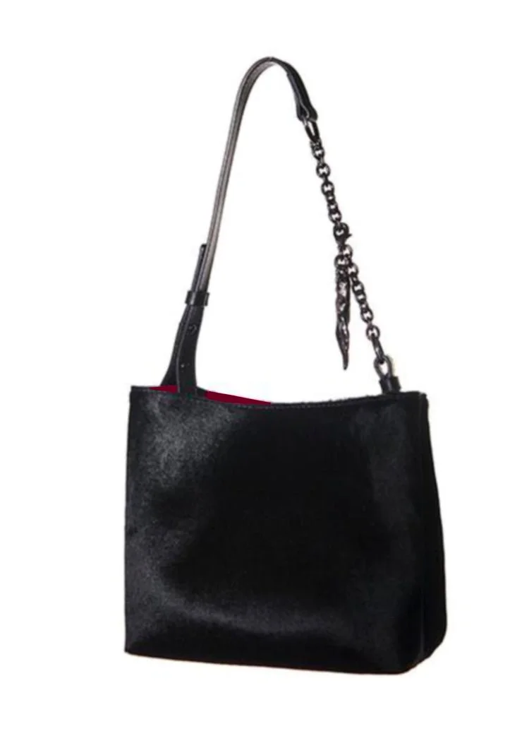 Sophie Habsburg Gilda Animalier Bag in Black int. Red
