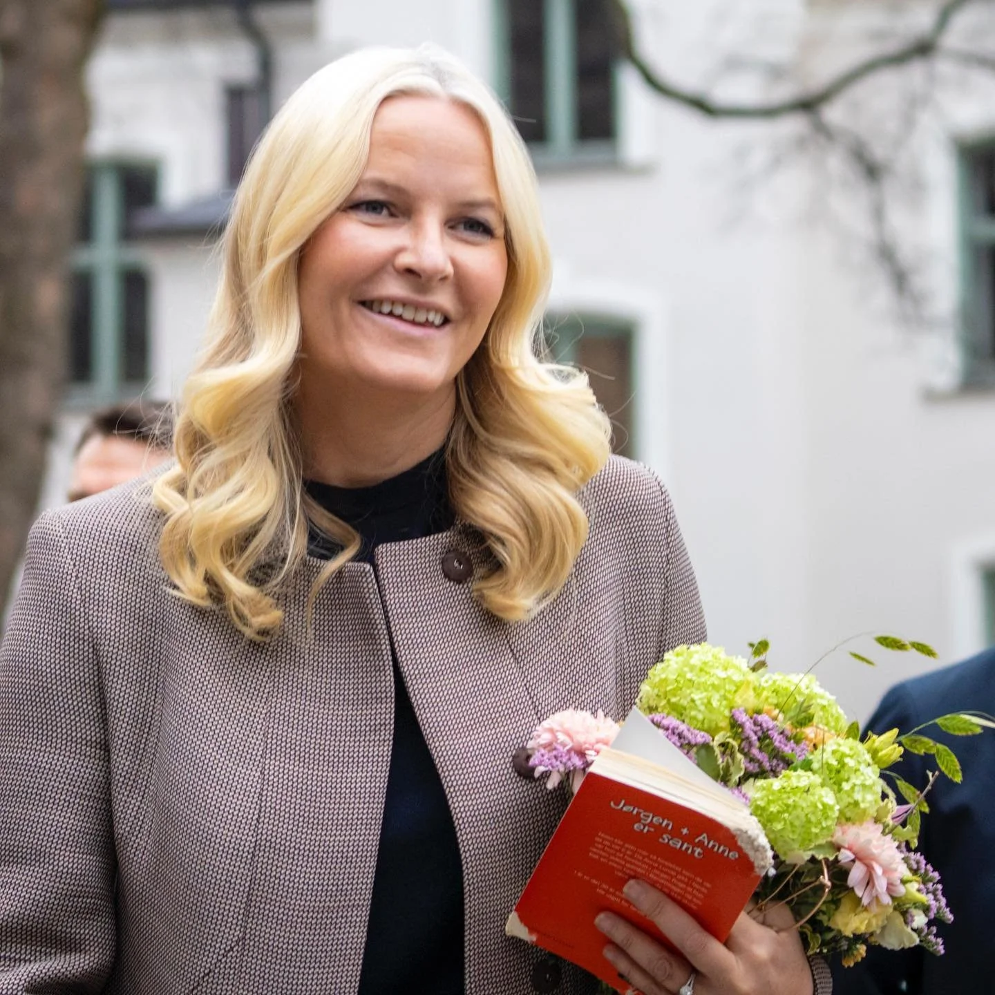 Crown Princess Mette-Marit visits Gamlebyen school in Oslo