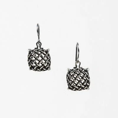 Bottega Veneta Cage Drop Earrings