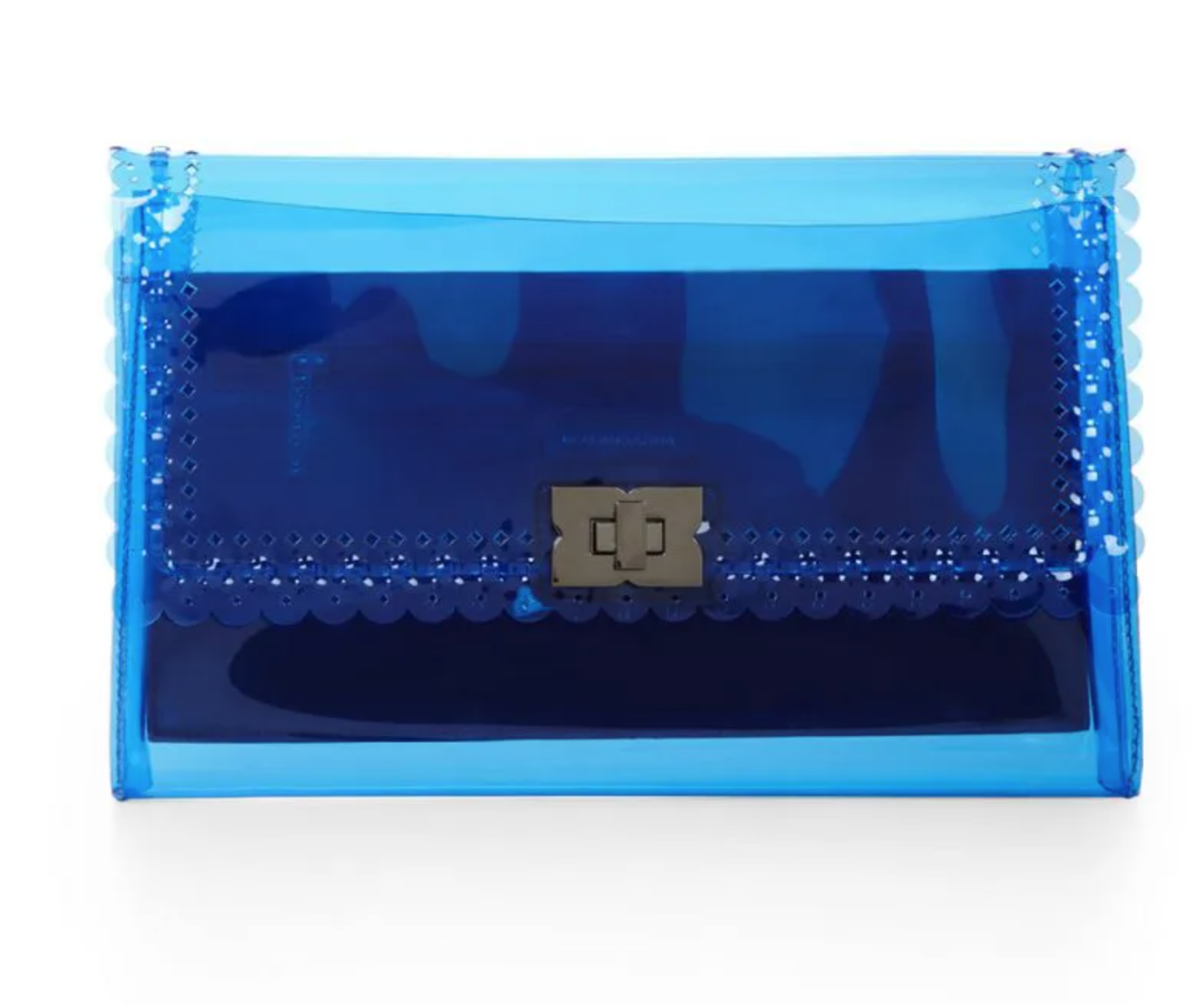 BCBGMaxAzria Scalloped Perforated Clutch