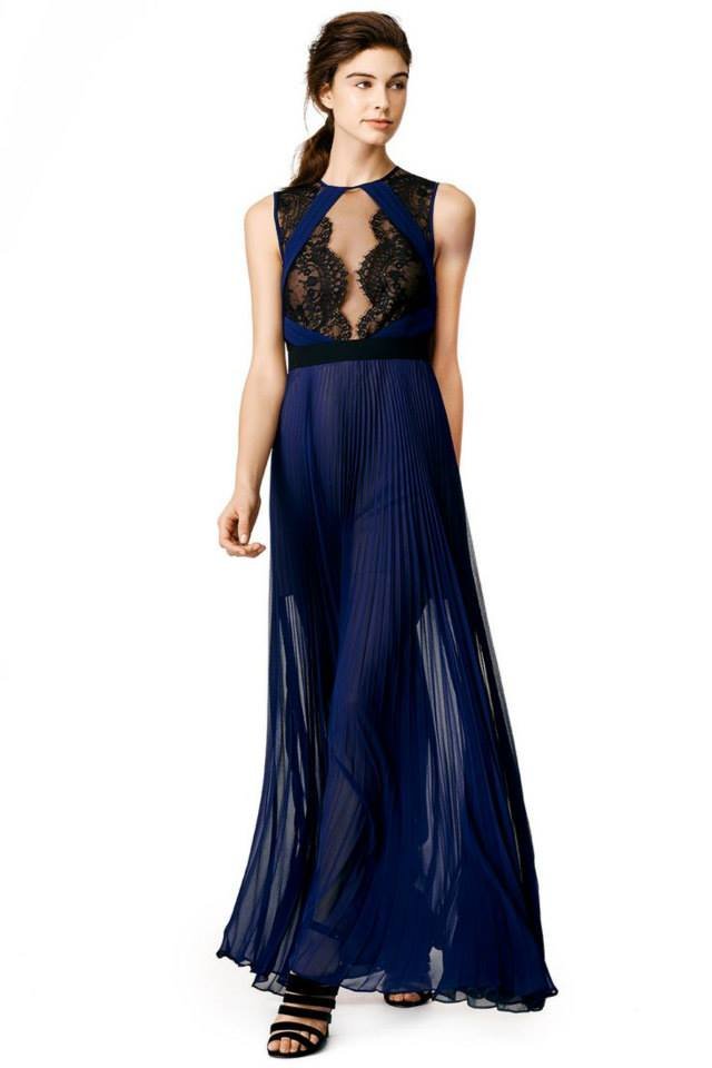 BCBGMaxAzria Satin and Lace Cocktail Dress UFO No More BCBGMaxAzria Satin and Lace Cocktail Dress UFO No More