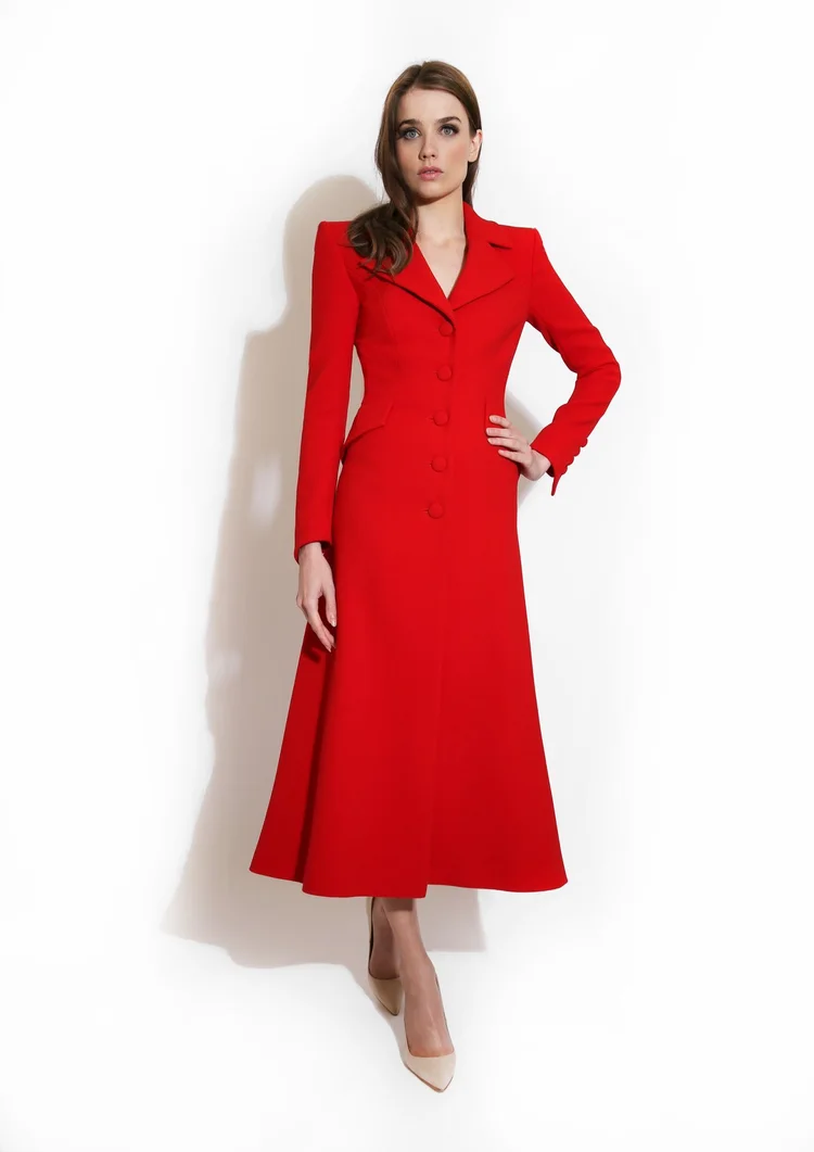 24SS♡TCN Red Wales frock coat グレンチェック 24年モデル♡TCN Red Wales frock coat グレンチェック新しい