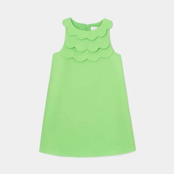 Jacadi Girl A-line Dress in Meadow Green