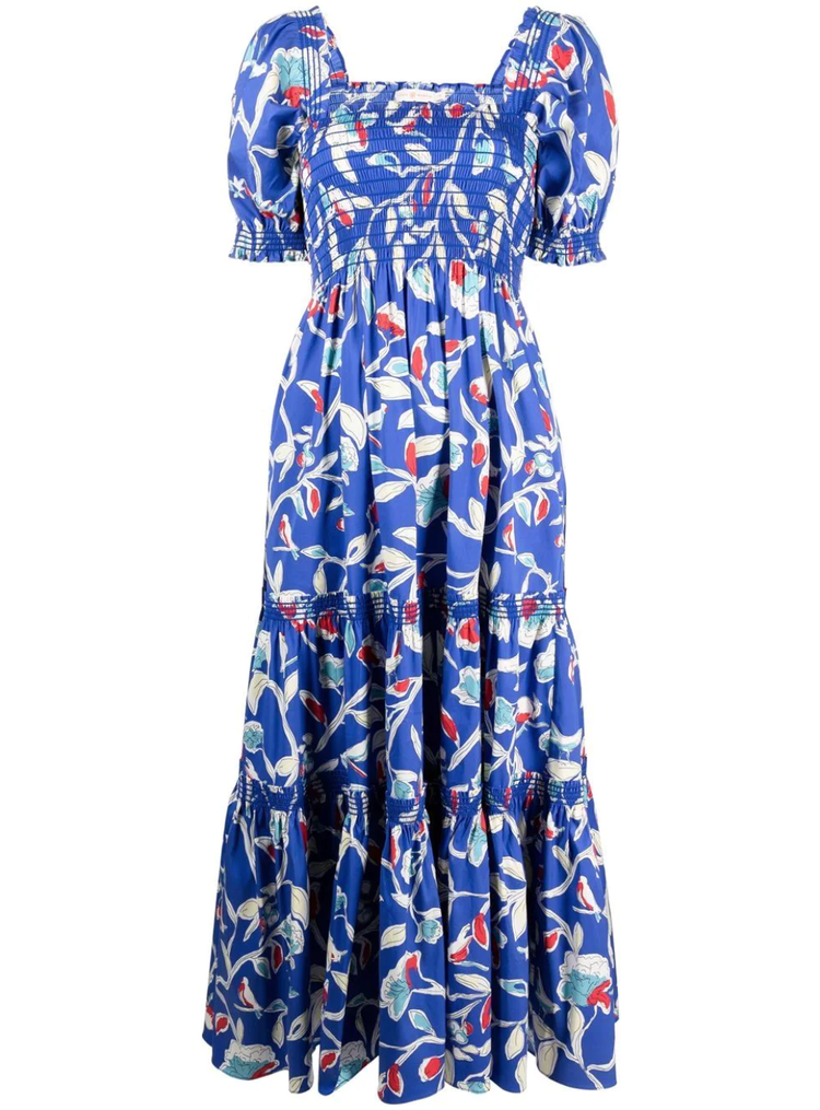 topshop embroidered smock dress Topshop Dress Womens 0 Pink Floral Ditsy Smocked Boho Embroidered Peasant Mini
