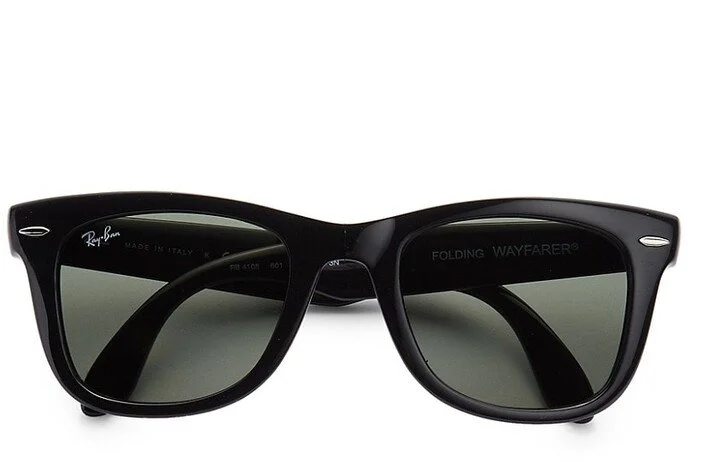 Ray-Ban Folding Wayfarer Sunglasses in Black