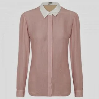 By Malene Birger Contrast Collar Shirt 