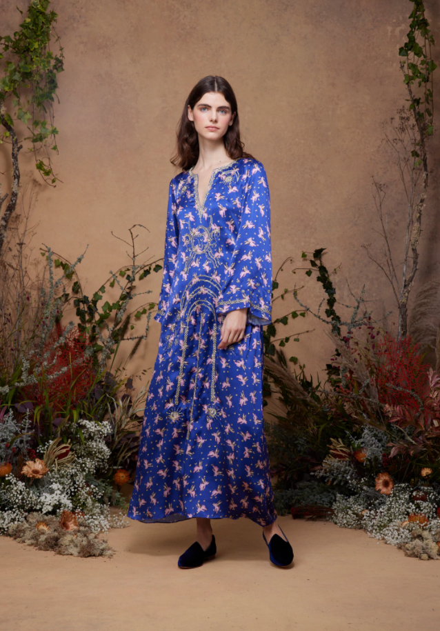 Muzungu Sisters India Kaftan with Stars Embroidery Moonlight Pigs.png