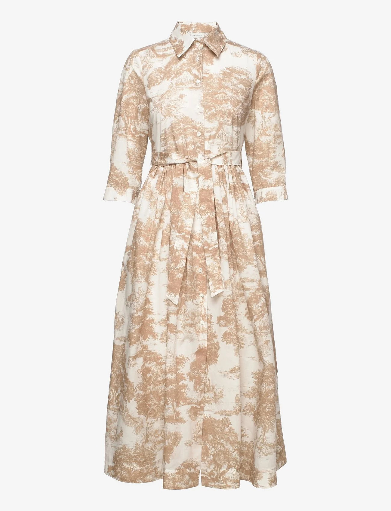 Andiata Sinne Dress in Light Beige Print