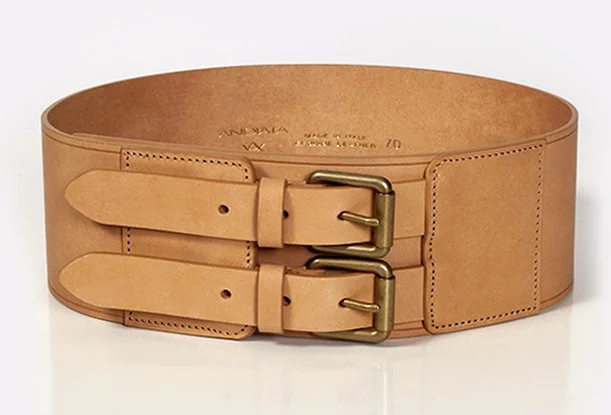 Andiata Umber Belt in Dark Beige
