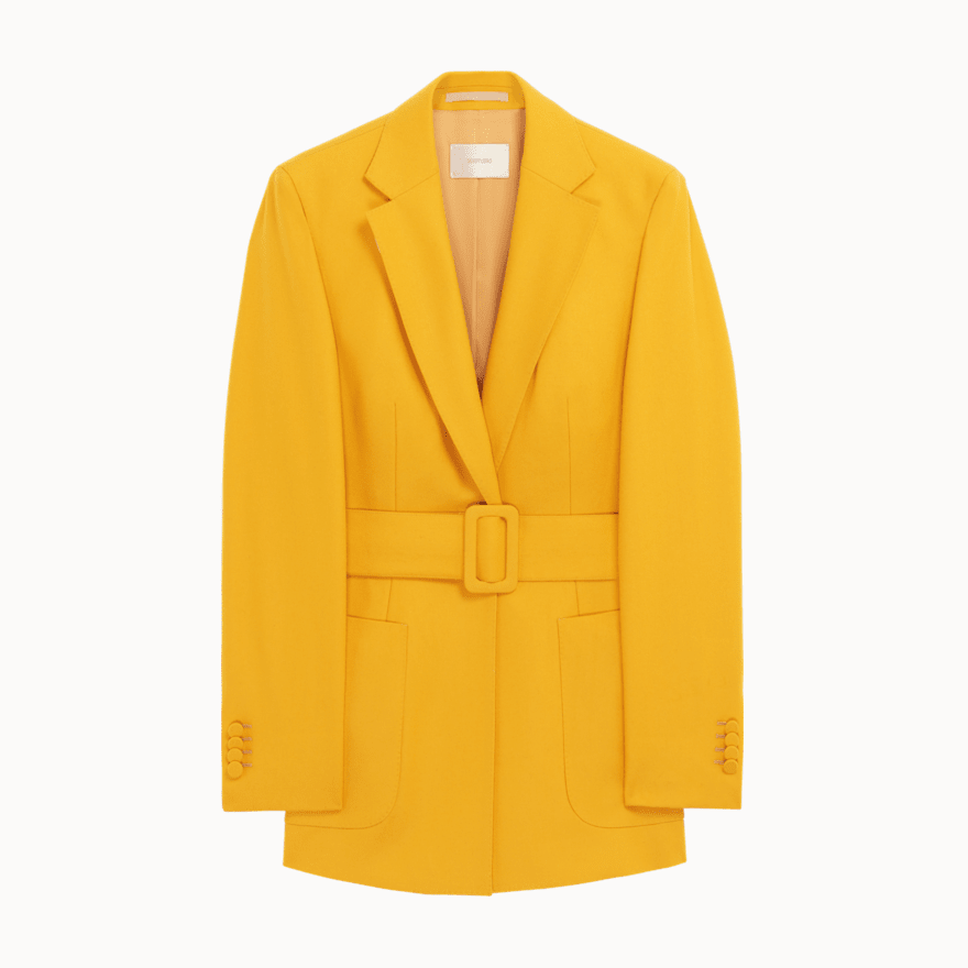 Suistudio Cameron Belted Jacket in Sunshine.png