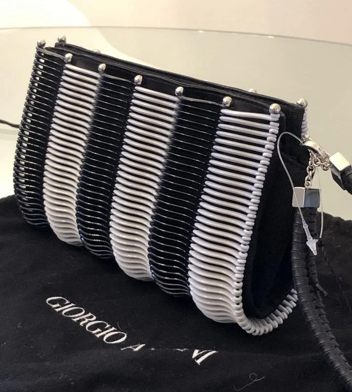 Giorgio Armani Black & White Clutch