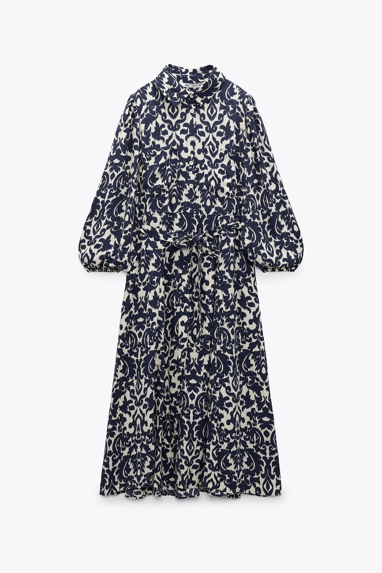Zara Printed Midi Dress